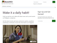 Tablet Screenshot of bookaka.com